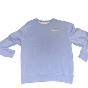 Baby Blue Champion Sweatshirt- size Large -